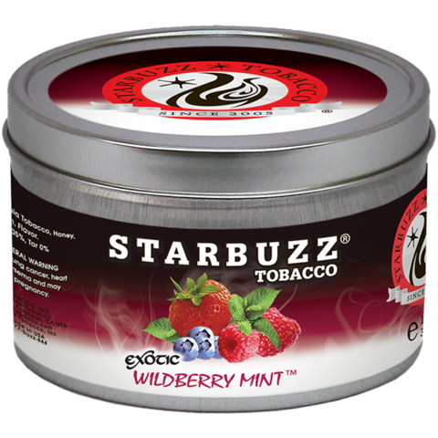 Starbuzz Silver 100gm Wildberry Mint 100