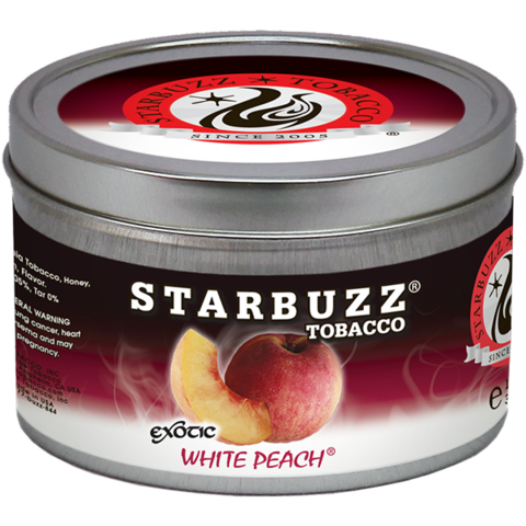 Starbuzz Silver 250gm White Peach 250