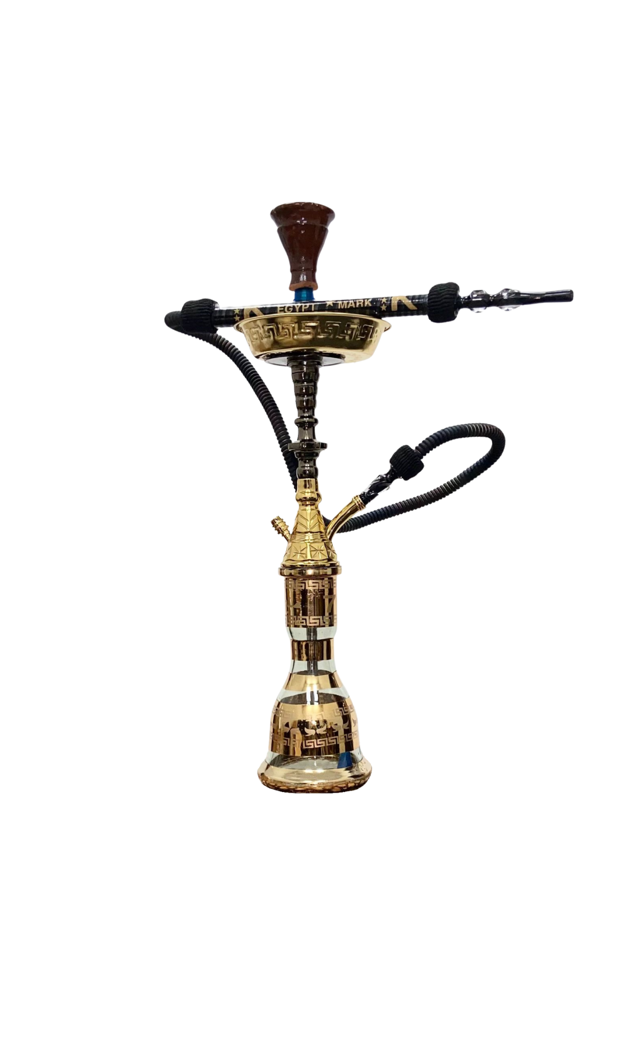 7K Modern Egyptian Golden Hookah