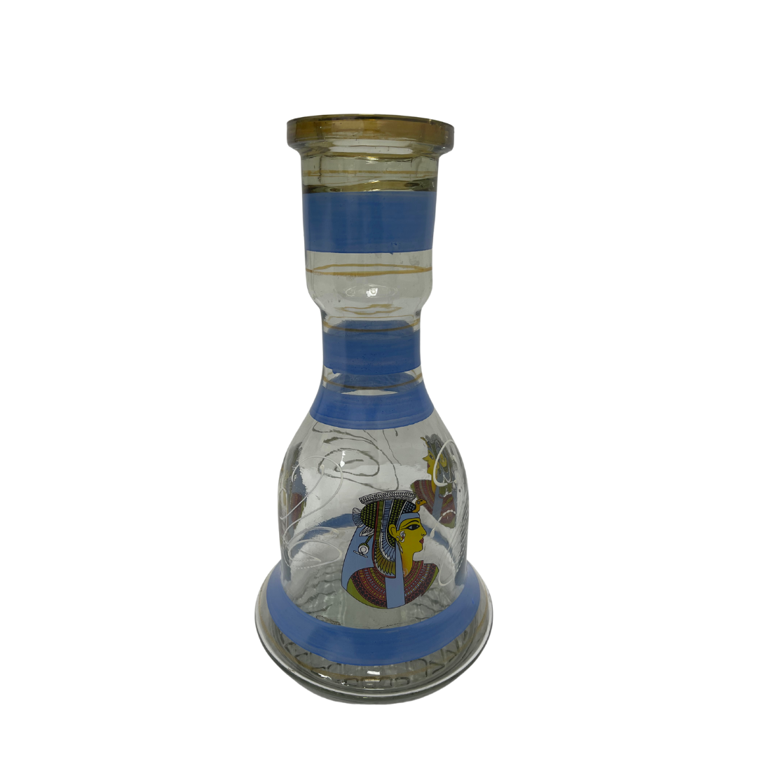 7K Pharaohs Glass Base for Egyptian Hookahs