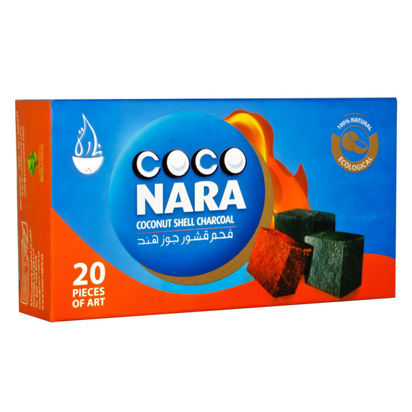 CocoNara Coconut Charcoal - Flat - 20 PCS
