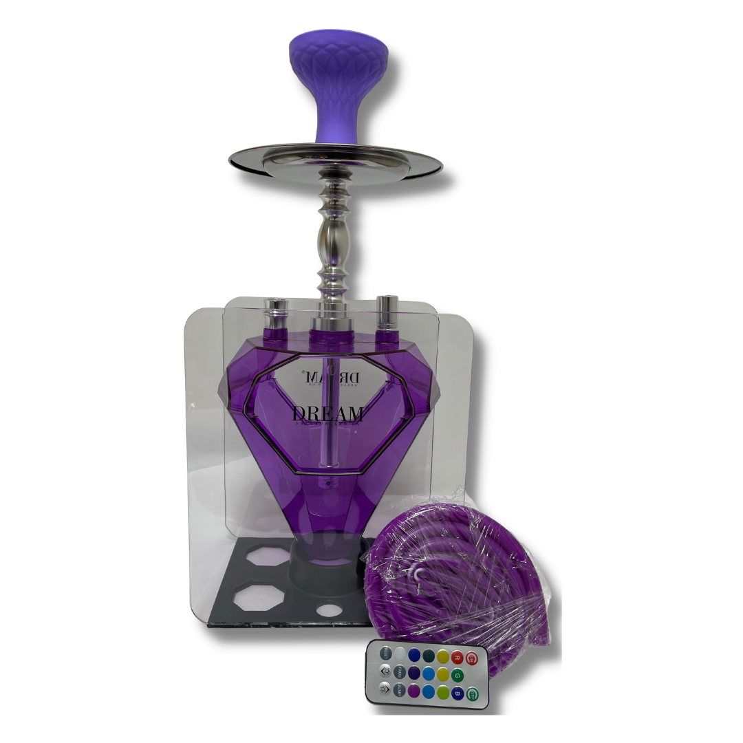 Dream LED Light Up Diamond Acrylic Hookah