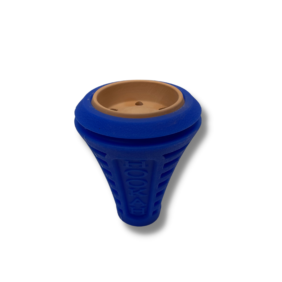 Indestructible Classic Style Hookah Head - Clay coated with Silicone XL-62