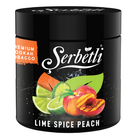 Serbetli Lime Spice Peach 200gm Premium Black Line