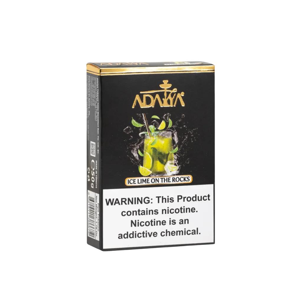 Ice Lime On The Rocks 50 | Premium Adalya Hookah Tobacco/Shisha