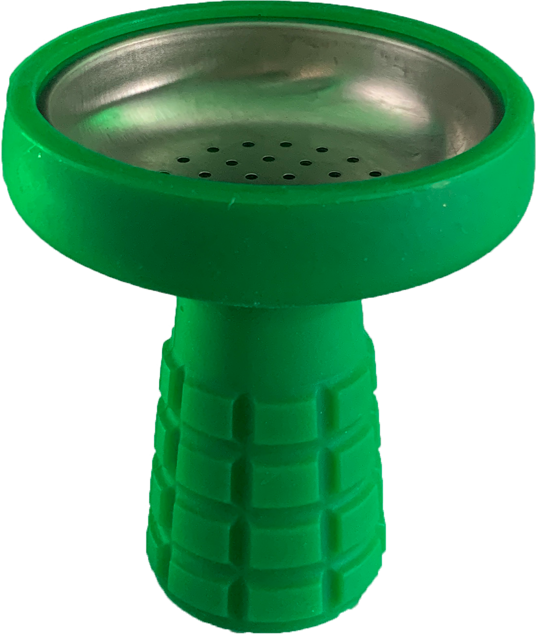 Indestructible Hookah Head - Steel With Silicon Coat - XL 24